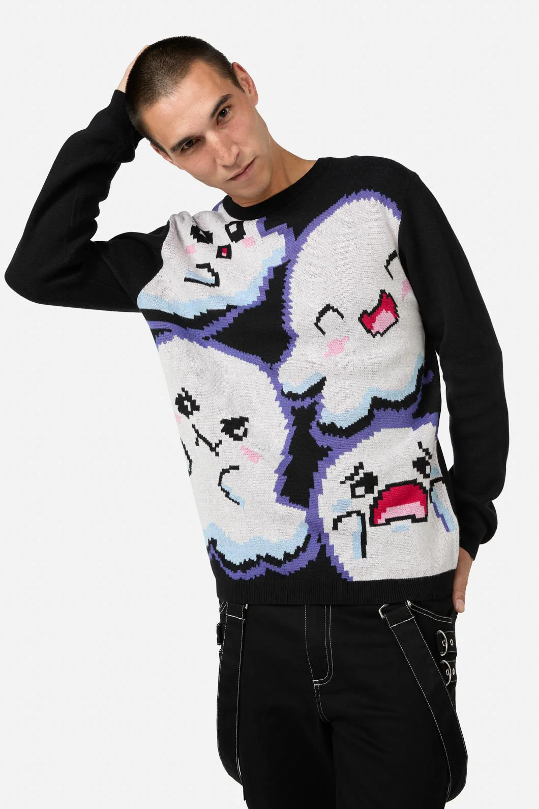 Ghost Emoji Knit