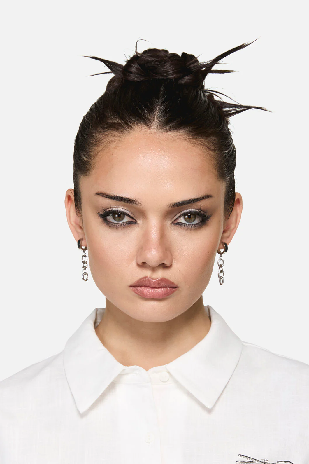 Drop Chain Sleeper Earrings