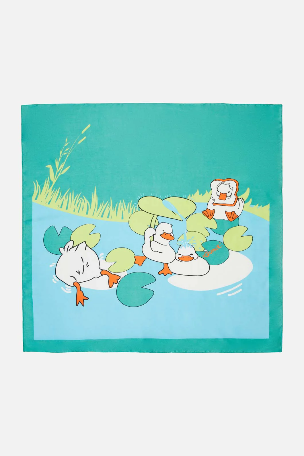 Puddle Duck Satin Scarf