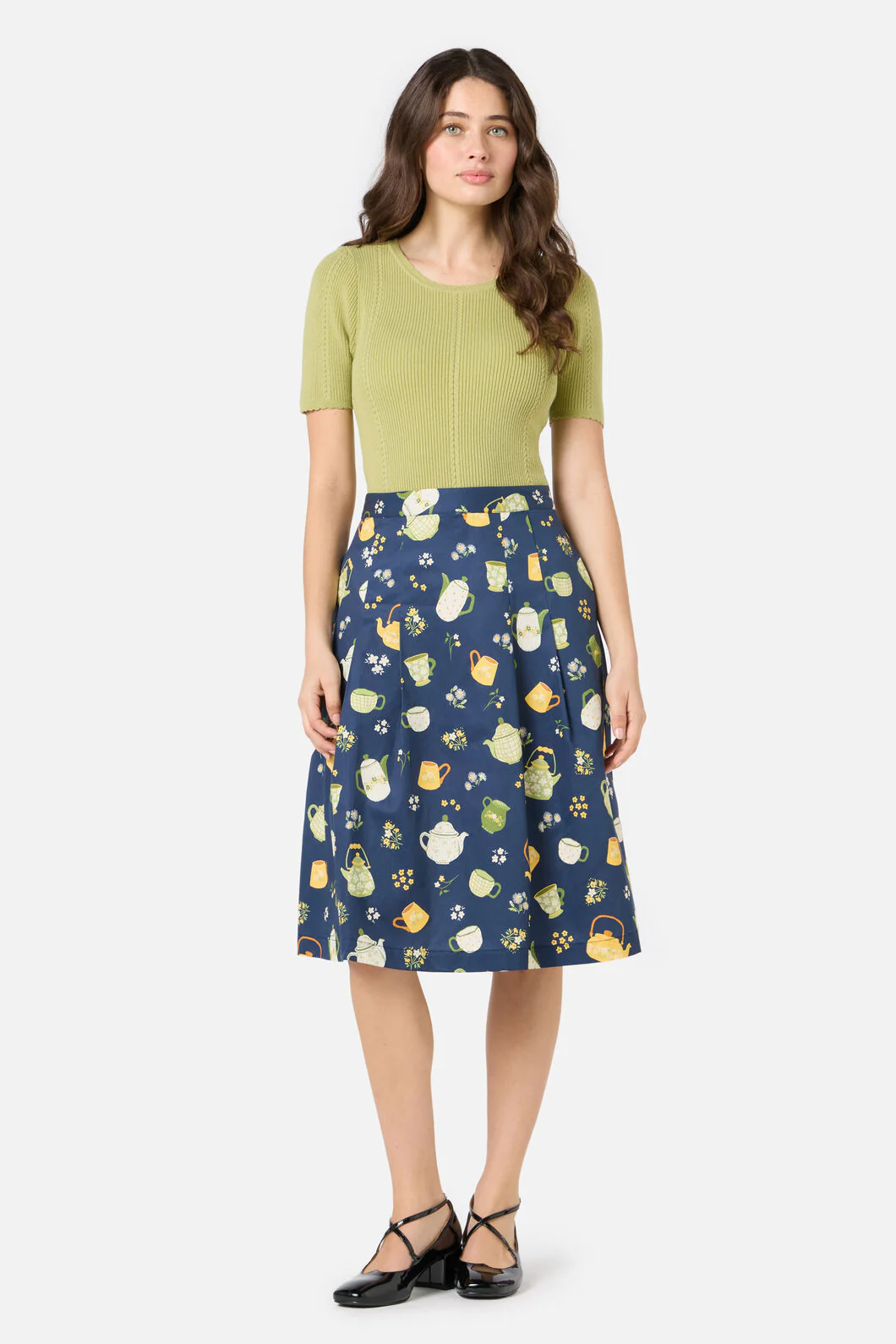 Tea Time Pleat Skirt