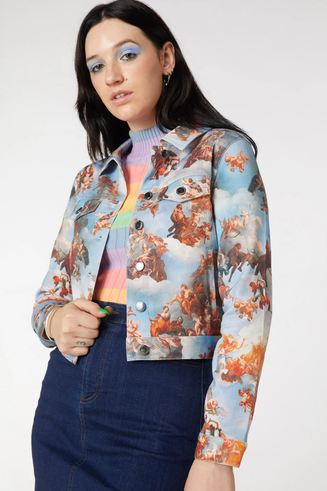 Art Mural Cotton Drill Jacket