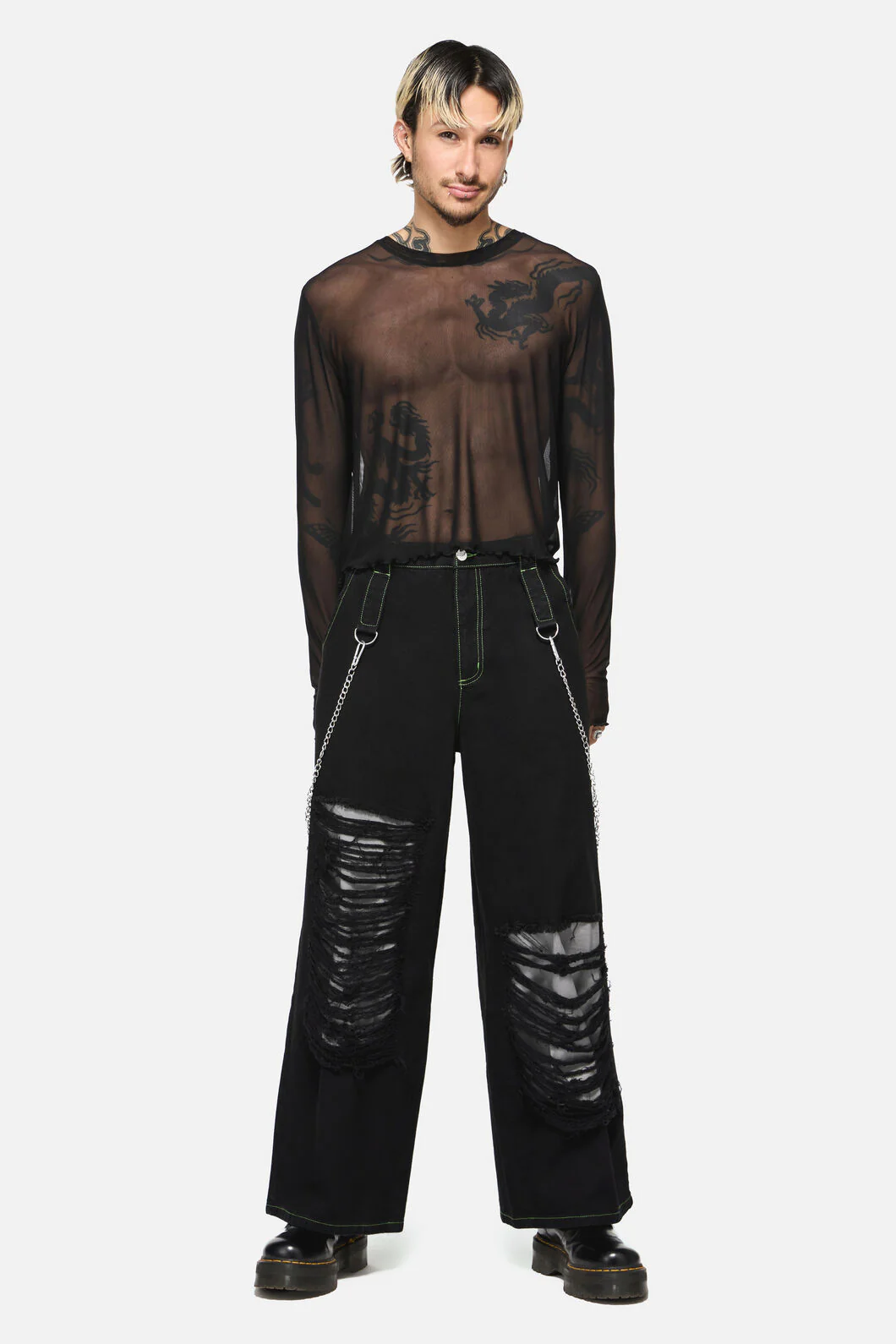 Rodent Grunge Cargo Jean