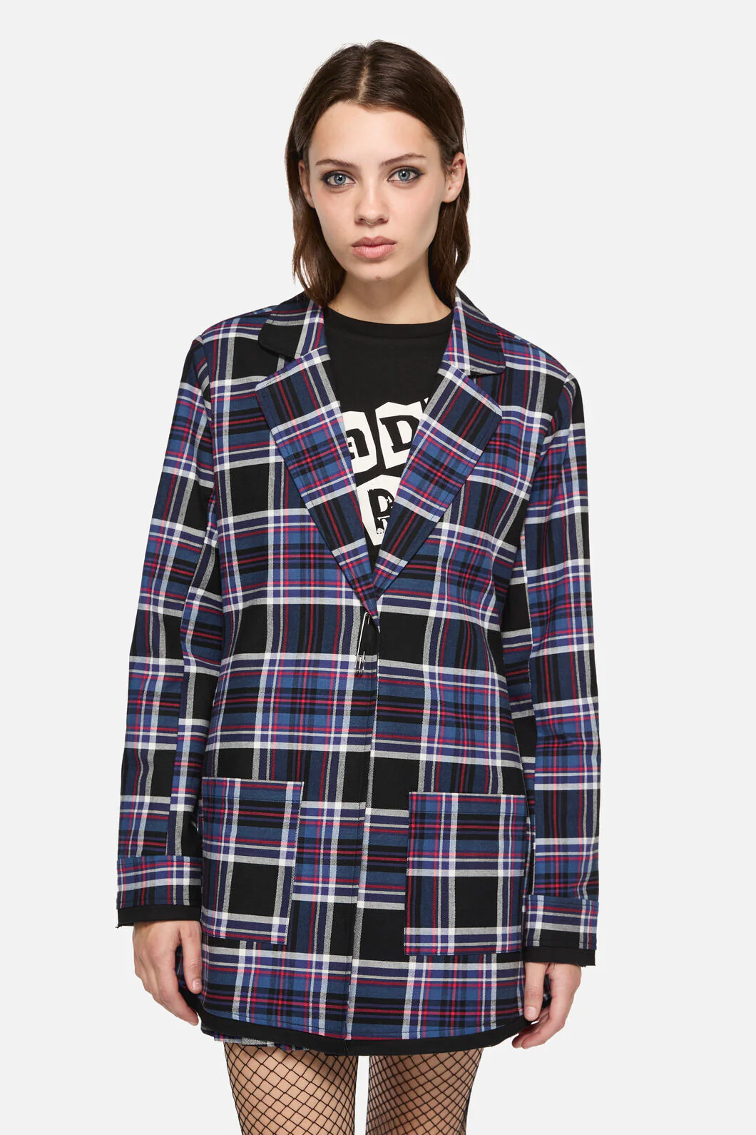 Edgy Tartan Jacket