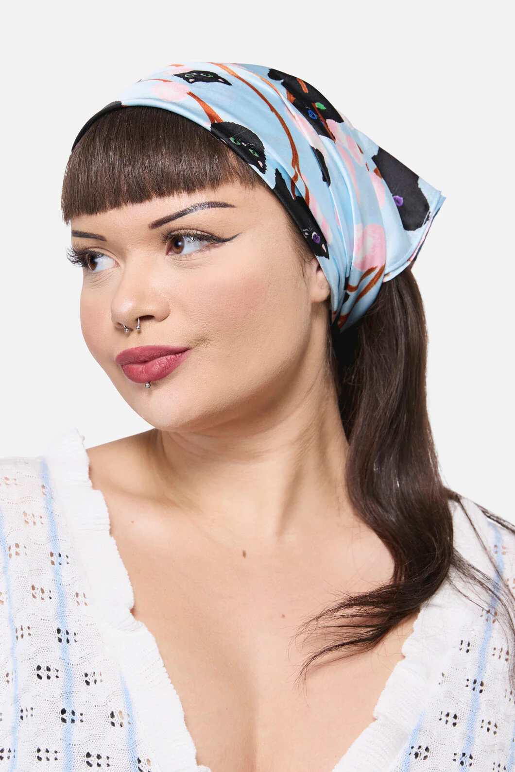 Pussy Willow Satin Scarf