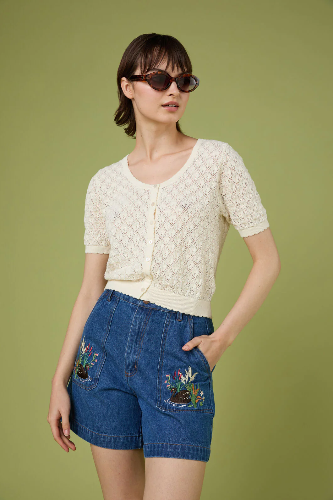 Lacey Short Sleeve Cardigan