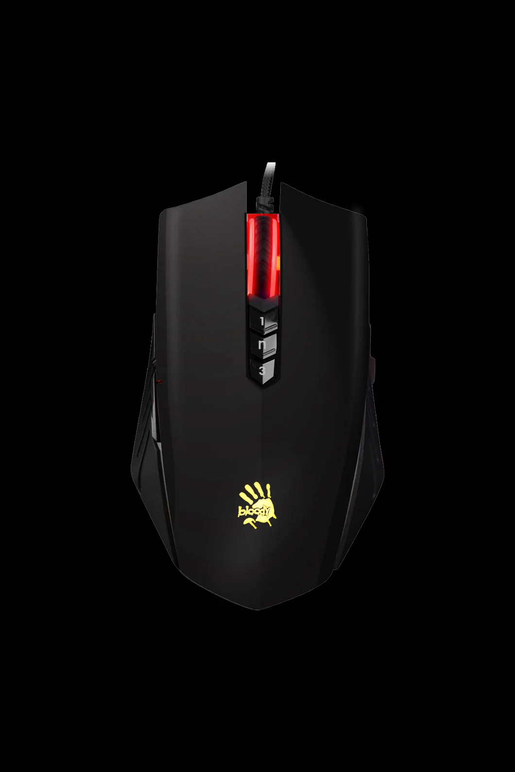 A70 Light Strike Act Wired 6200 CPI Mouse (Matte black)