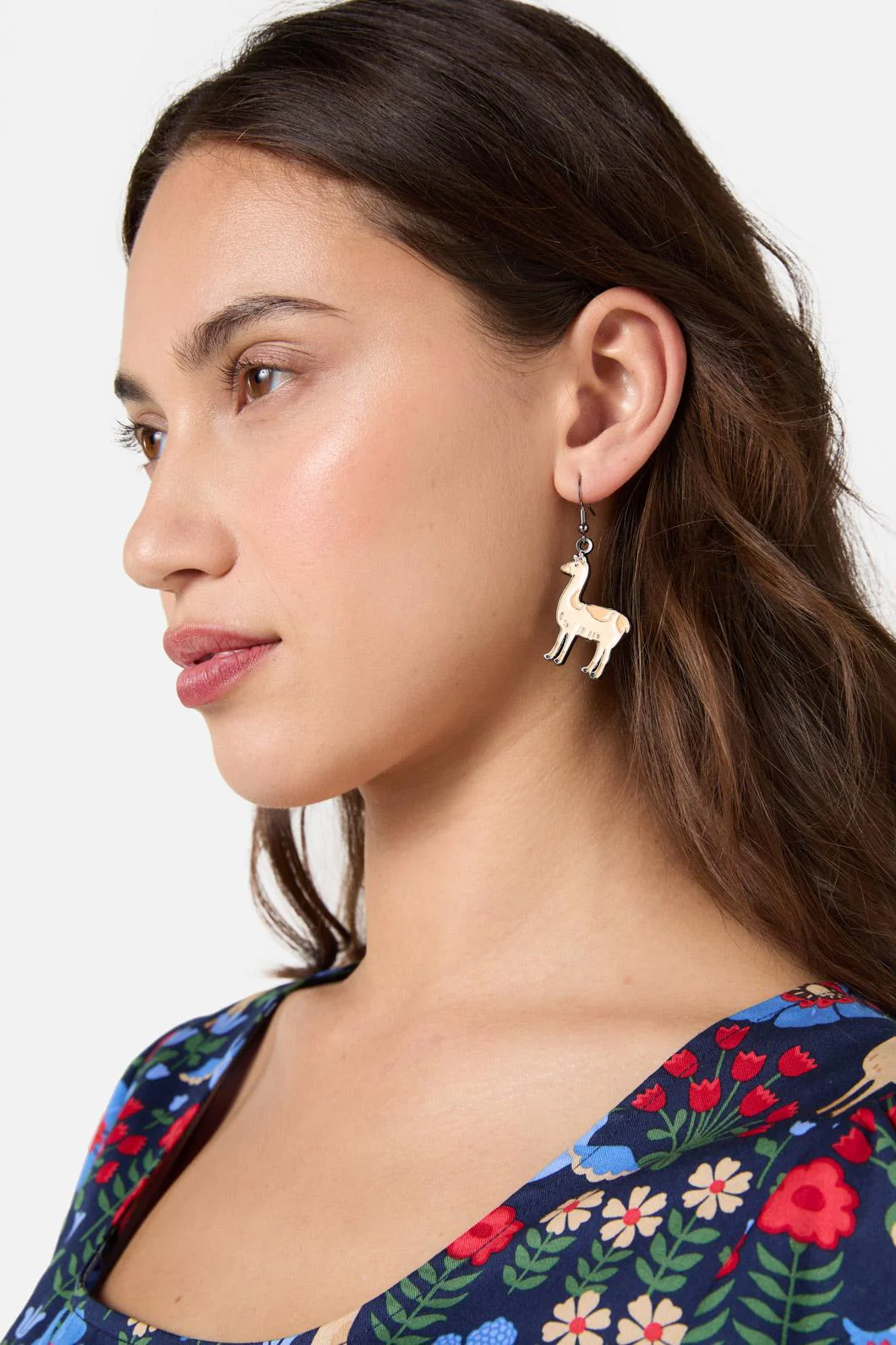 Llama Drop Earring