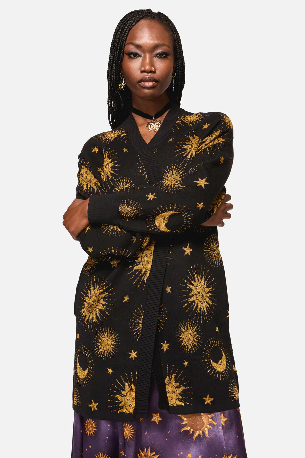 Cosmic Light Goth Cardigan