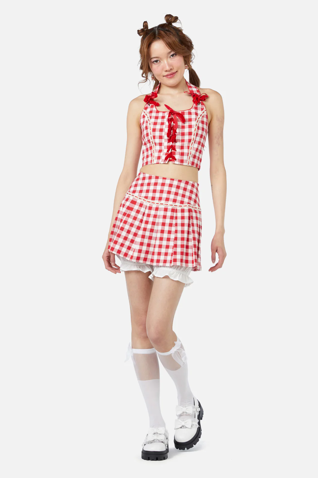 Jam Gingham Corset Top
