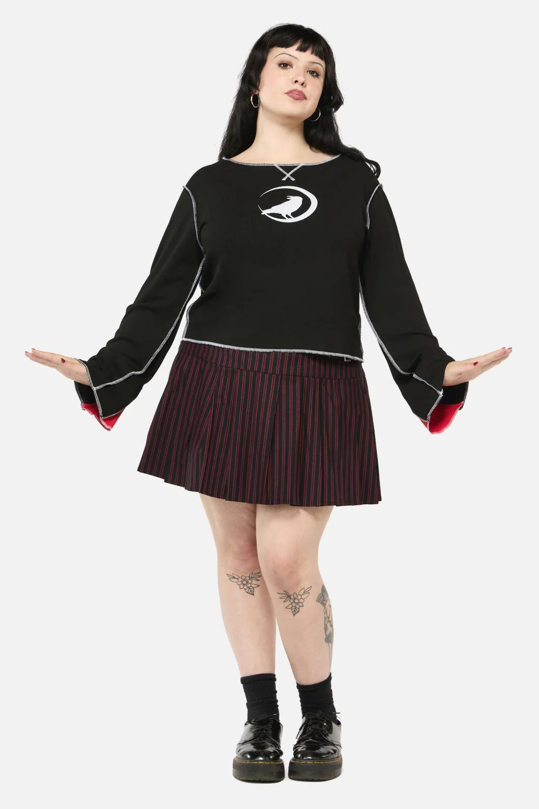 Curve Wahn Ribbed Jersey Top