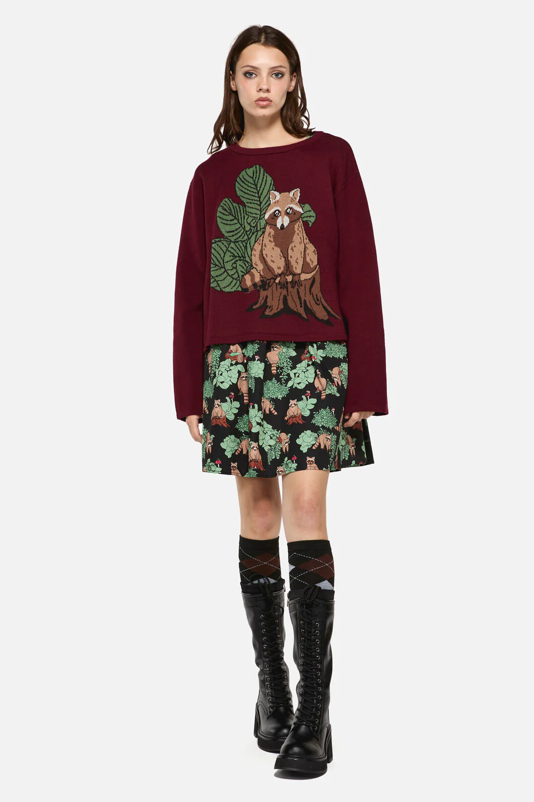 Haus Of Raccoon High Neck Knit