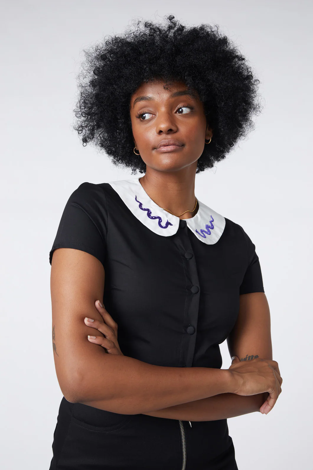 Loch Ness Embroidered Blouse