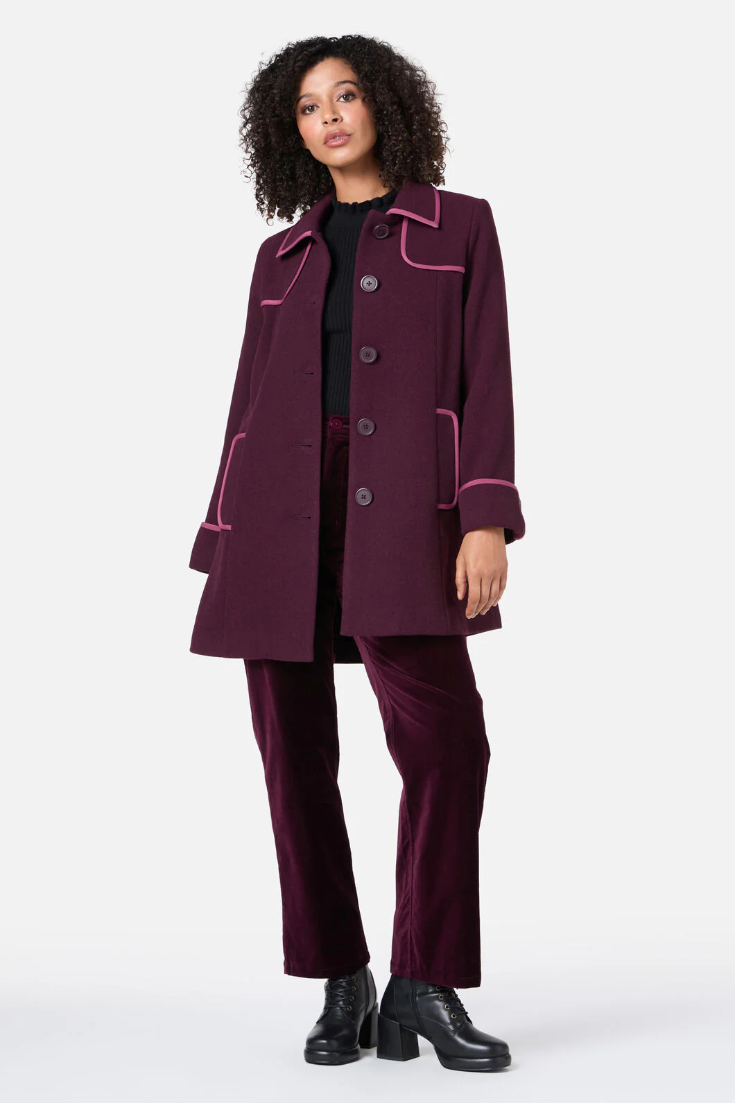 Jackie Wool Blend Coat