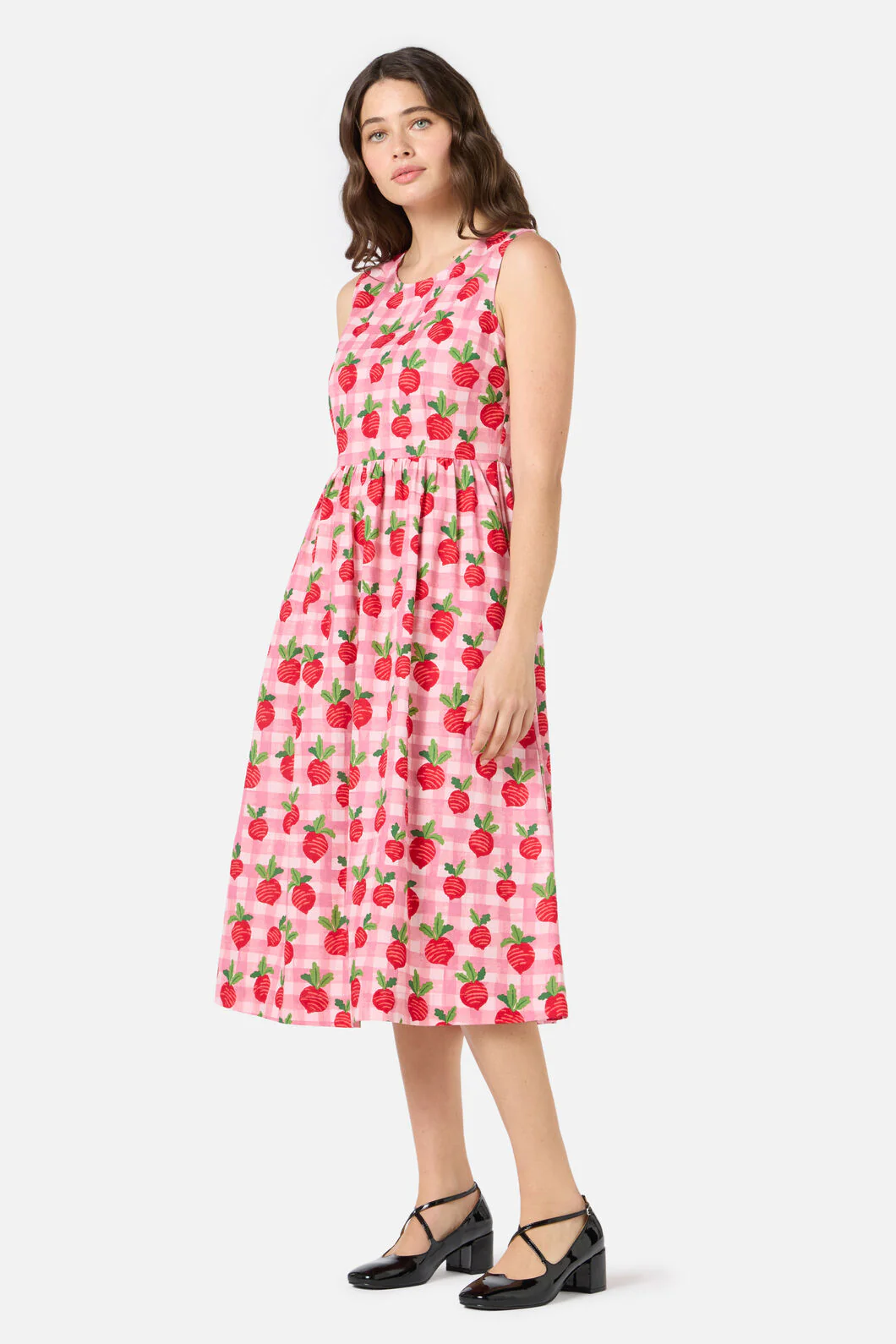 Radish Picnic Midi Dress
