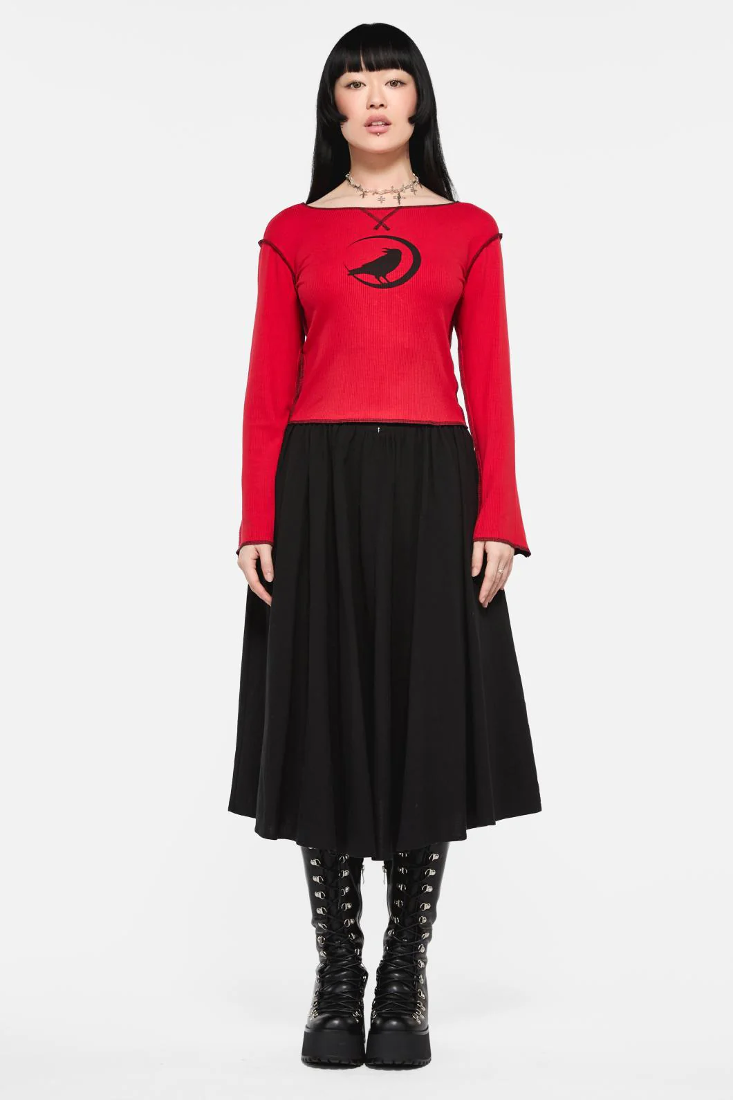 Wahn Ribbed Jersey Top