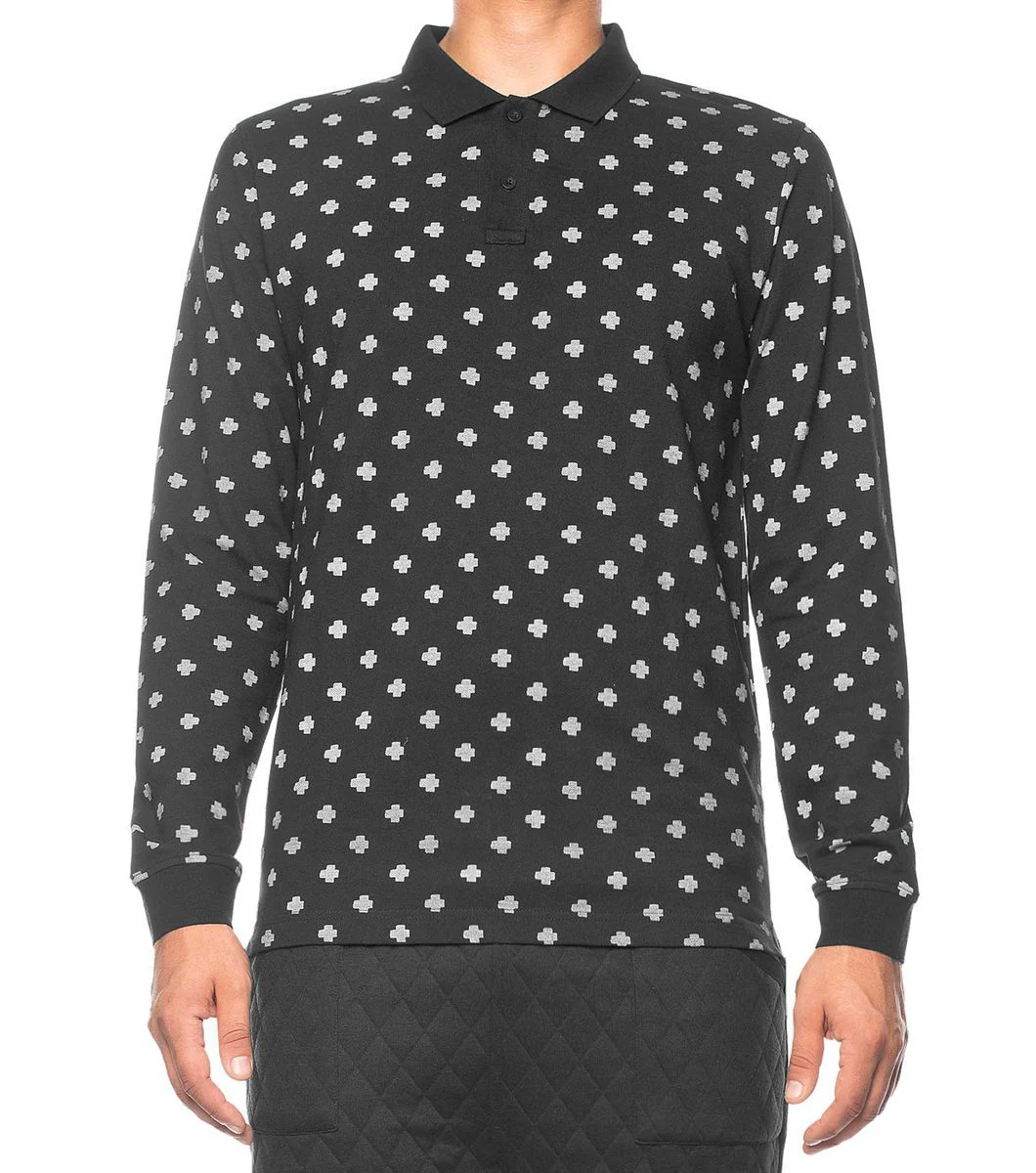 Cross Long Sleeve Polo