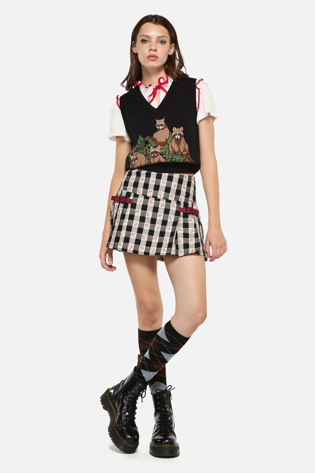 Sweet Home Gingham Skort