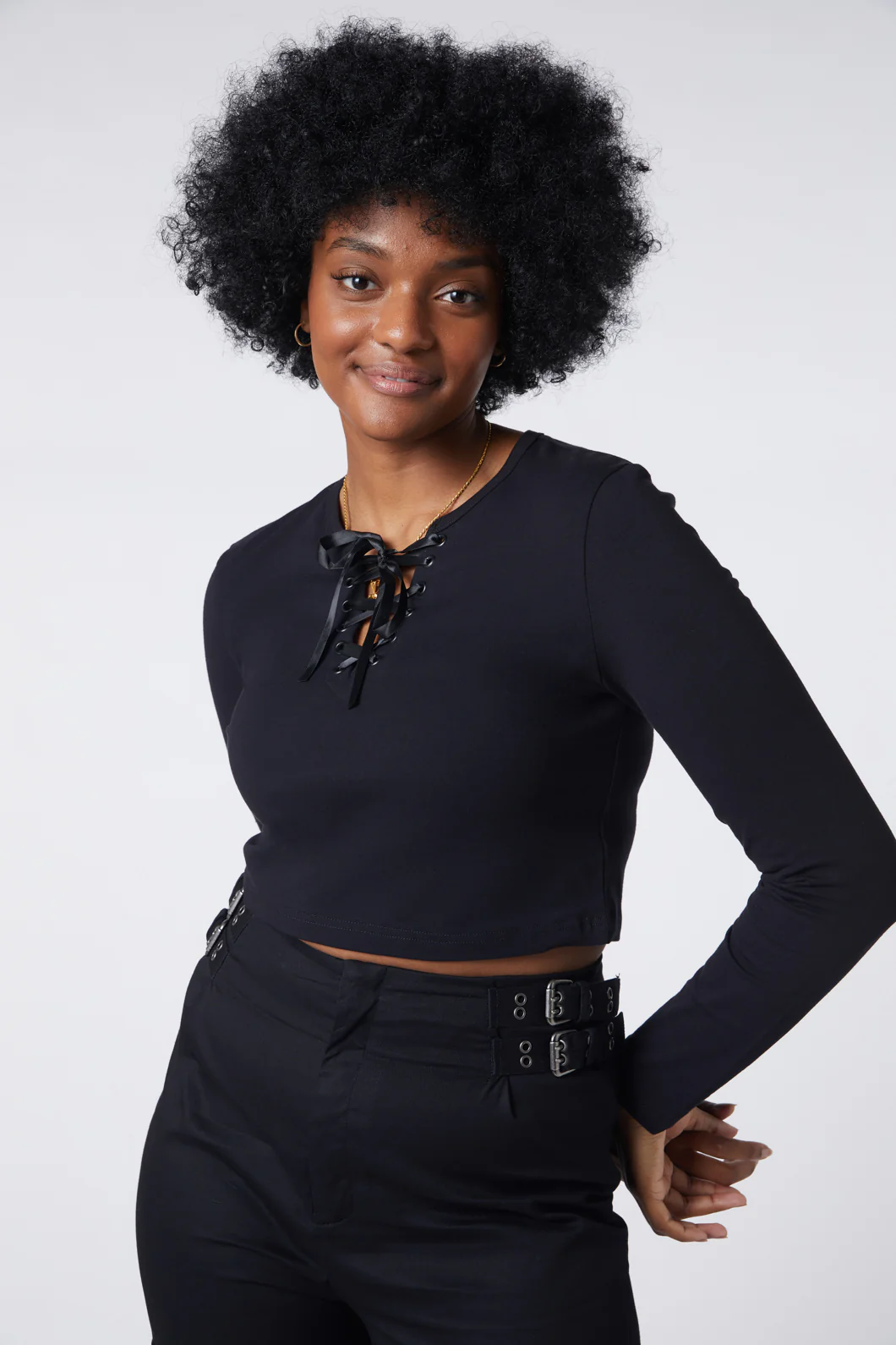 Lace Up Top