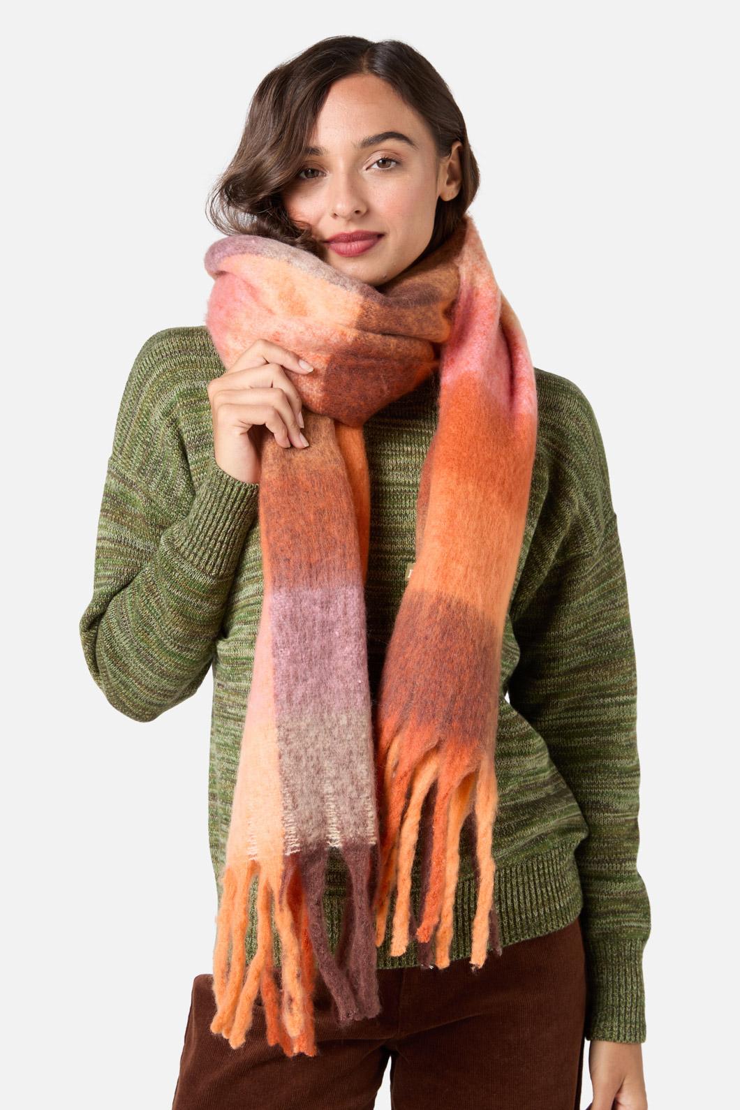 Orange Chocolate Snug Scarf