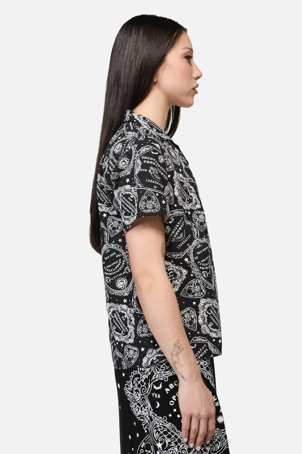 Seance Goth Print Blouse