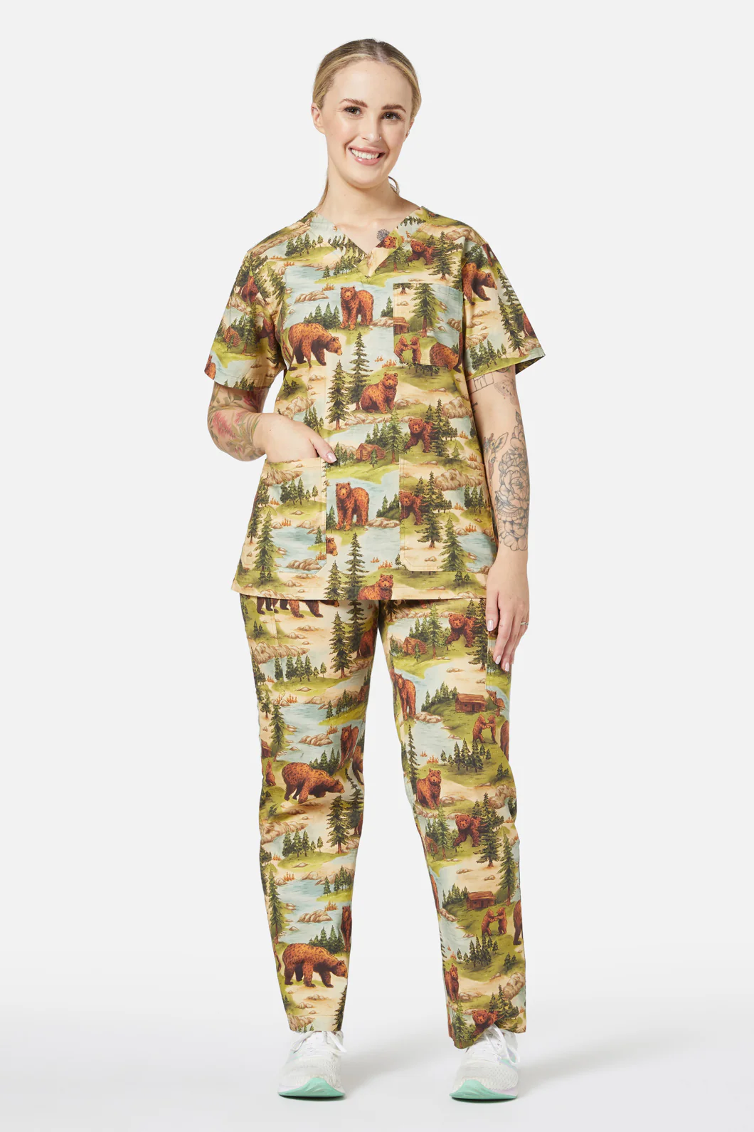 Beary Cute Scrub Set