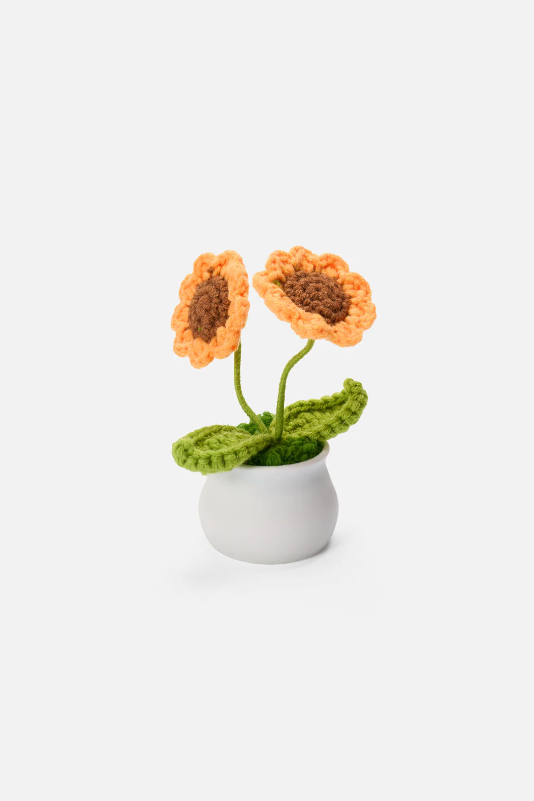 Crochet Pot Plant Sunflowers