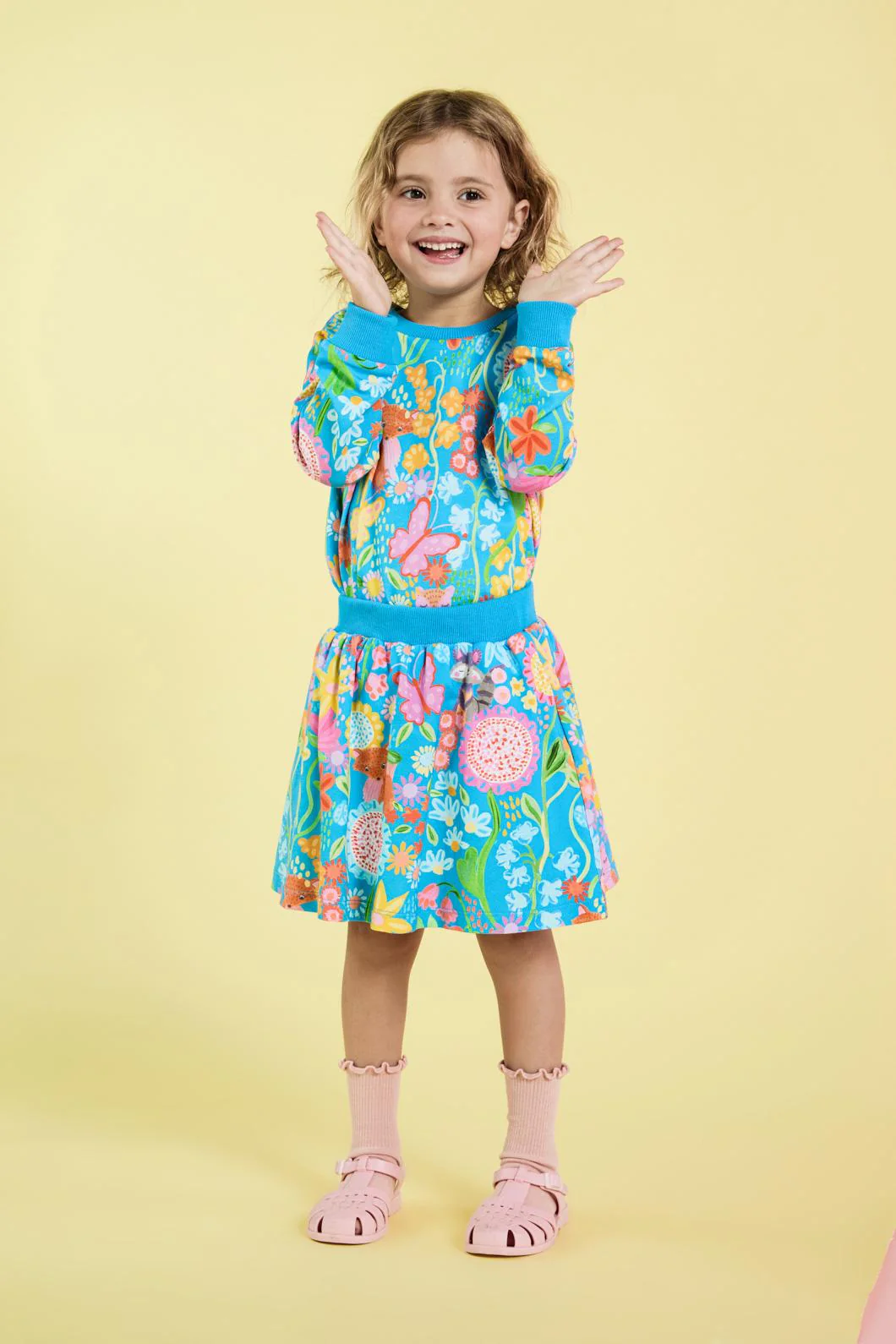 Folk Flower Kids Skirt