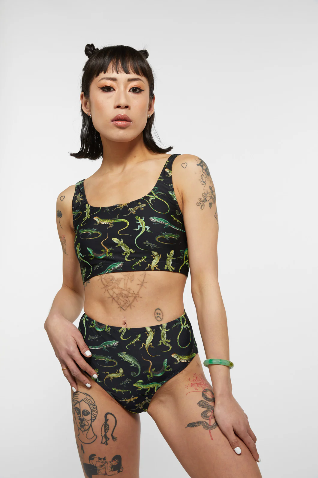 Lizard Fam Bikini Bottom