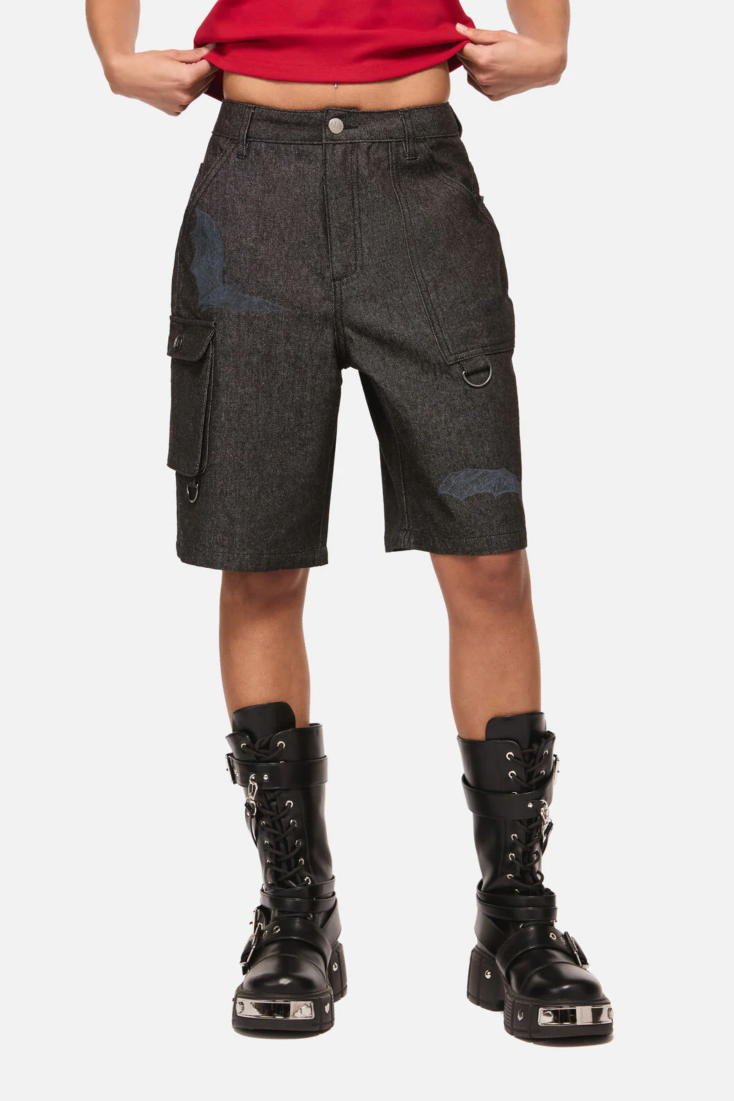Batz Denim Goth Cargo Short