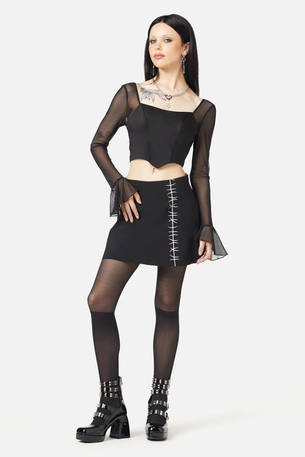 Wondering Mind Mesh Bodice