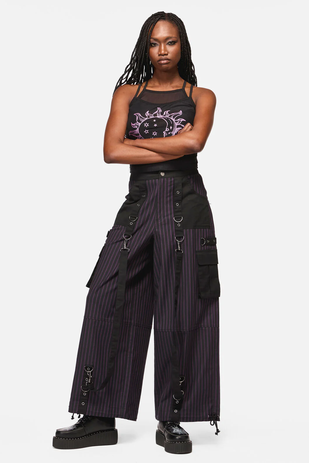 Sabrina Pinastripe Goth Pant