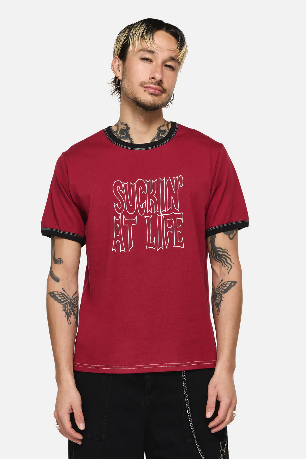 Suckin At Life Goth Tee