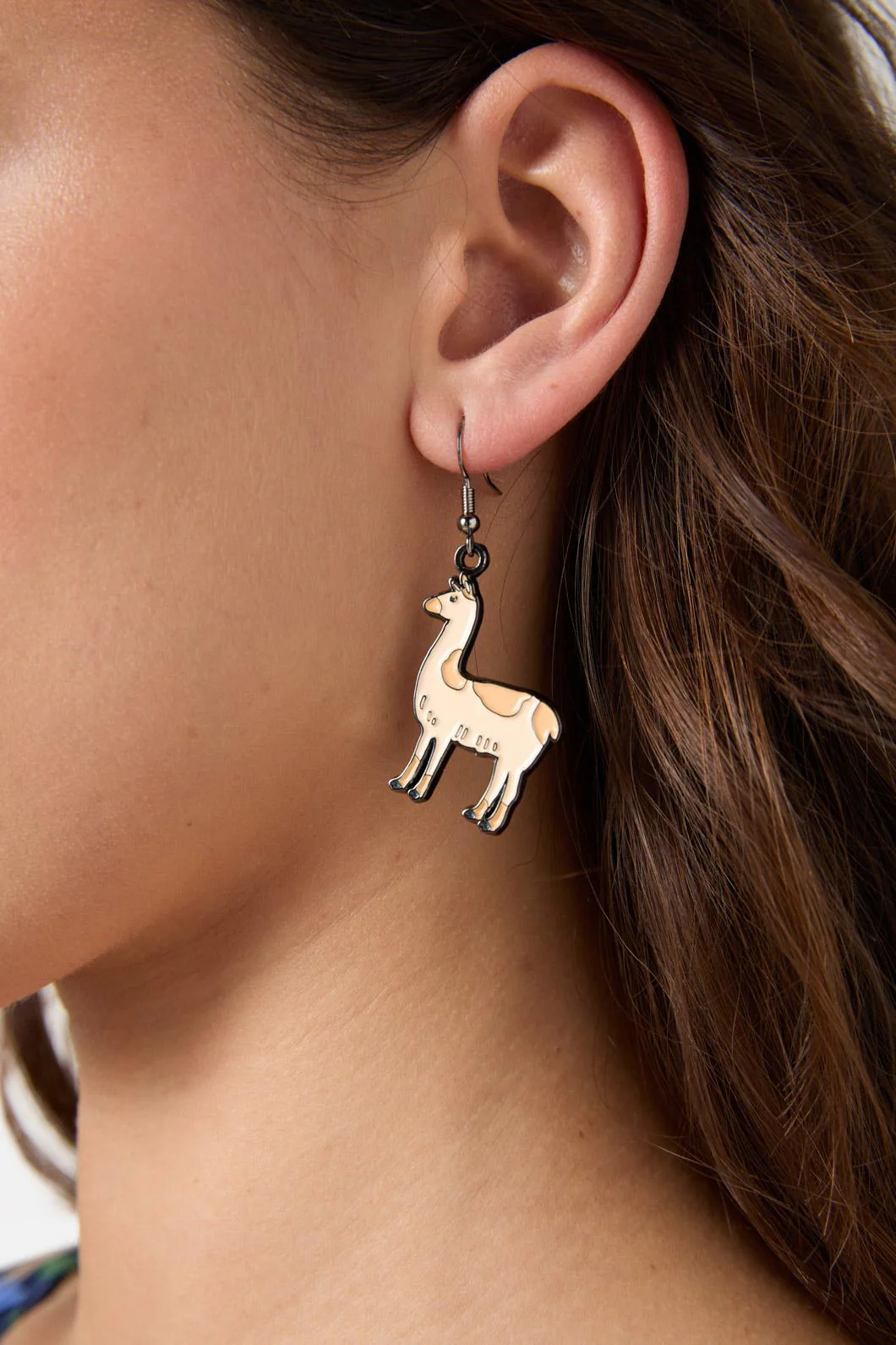 Llama Drop Earring