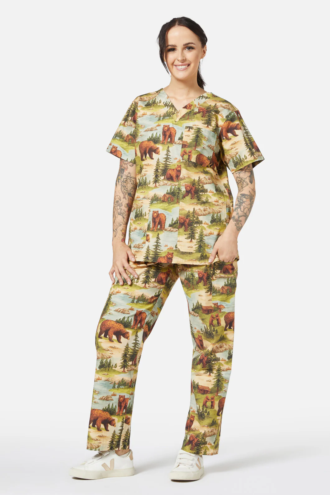 Beary Cute Scrub Set