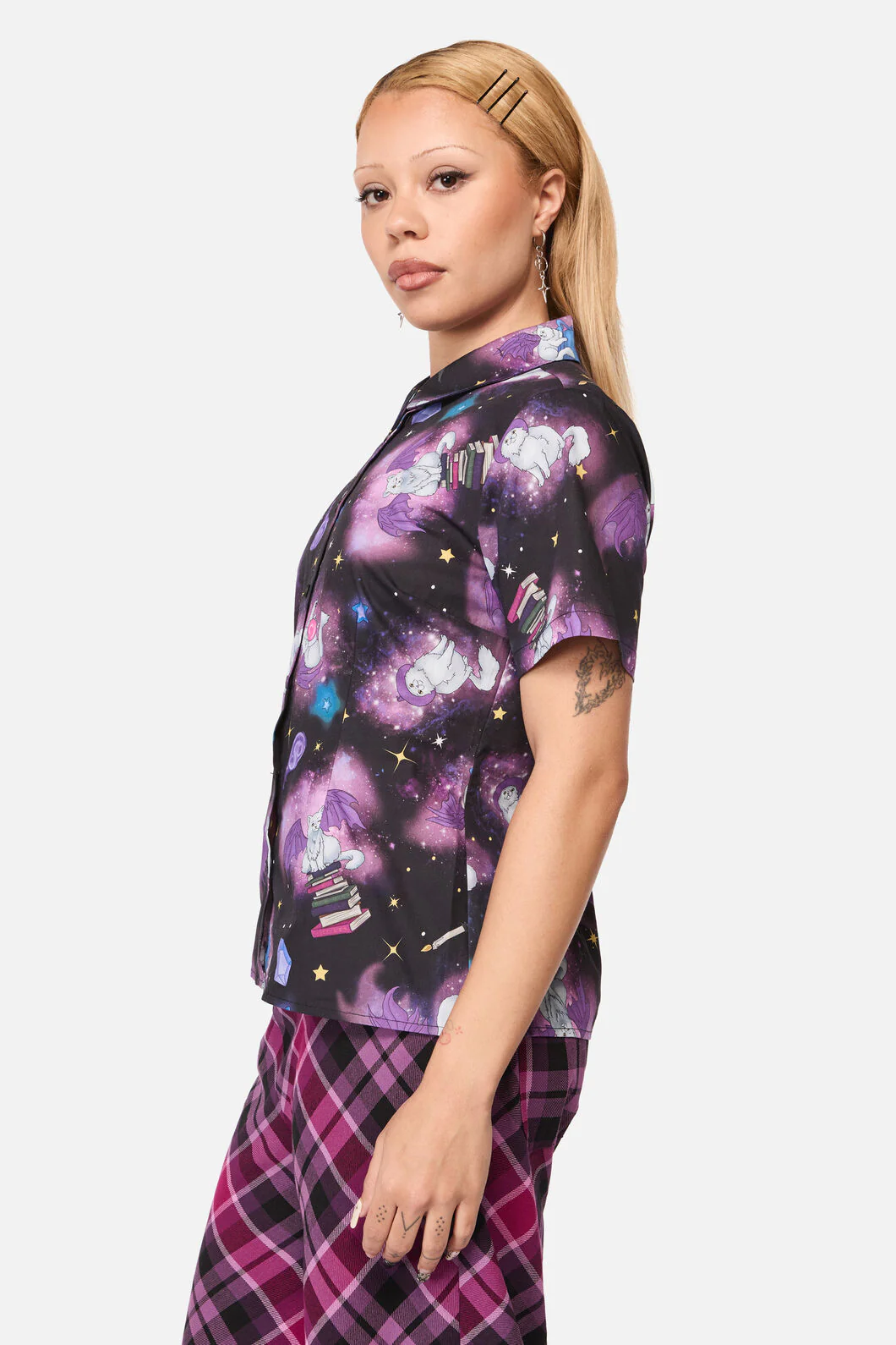 Witches Familiar Short Sleeve Blouse