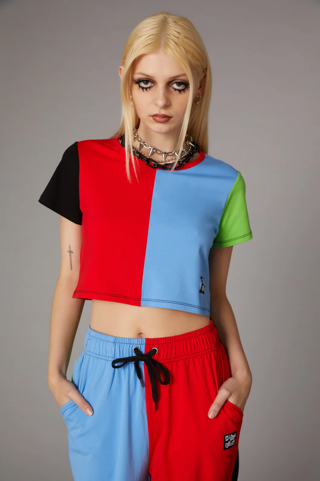 80S Colour Block Tee