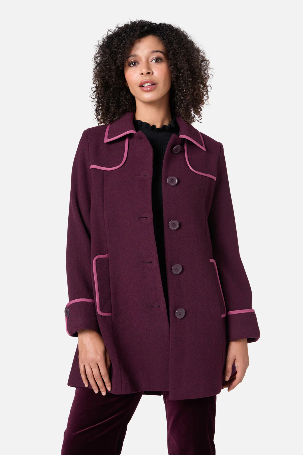 Jackie Wool Blend Coat