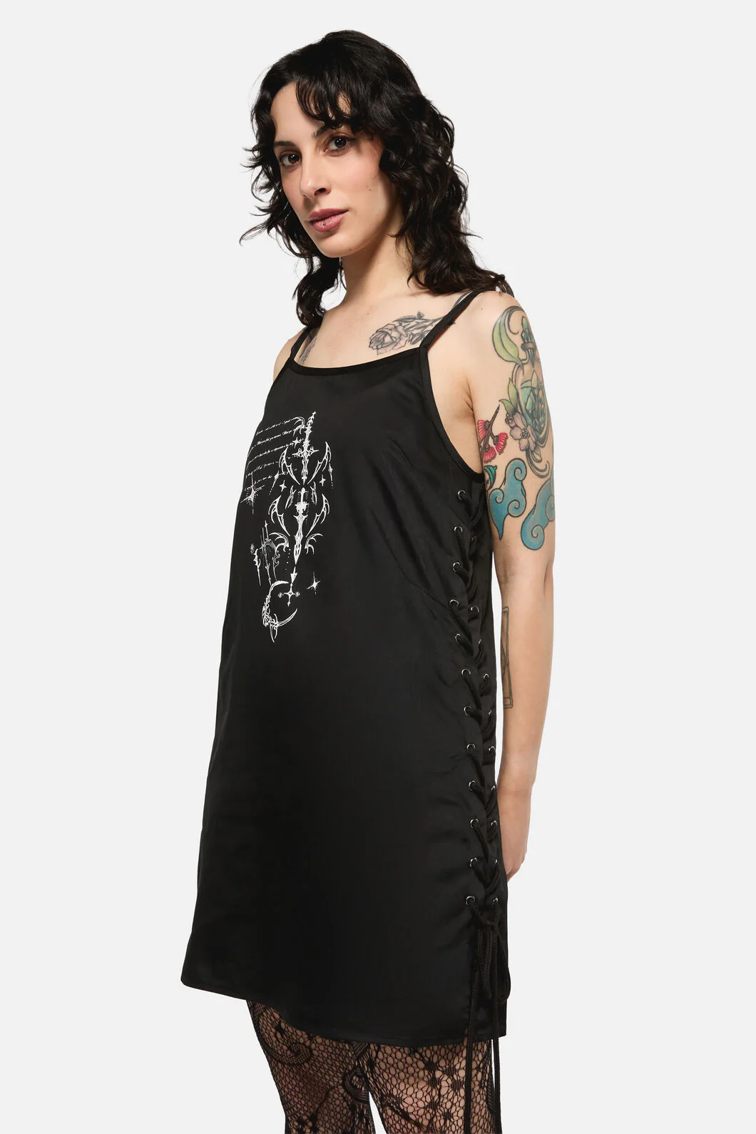 Ritual Lace Up Mini Dress