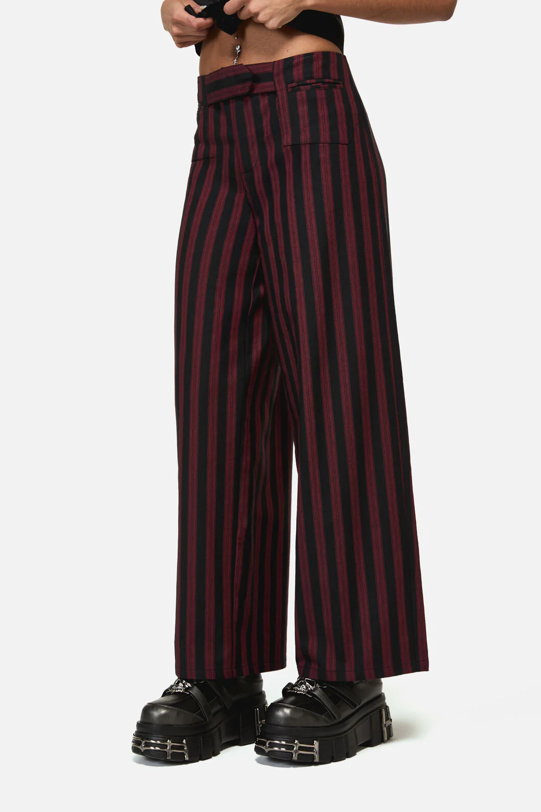 Sucker Pinstripe Goth Pant