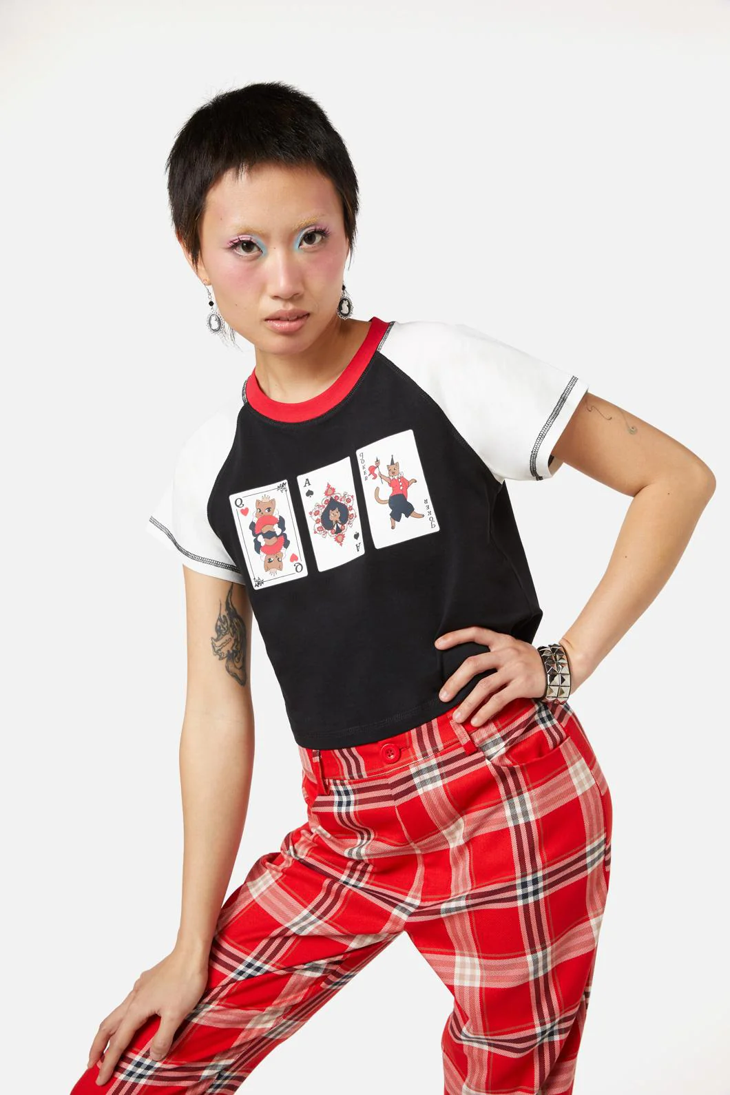 Queen Of Cats Raglan Tee