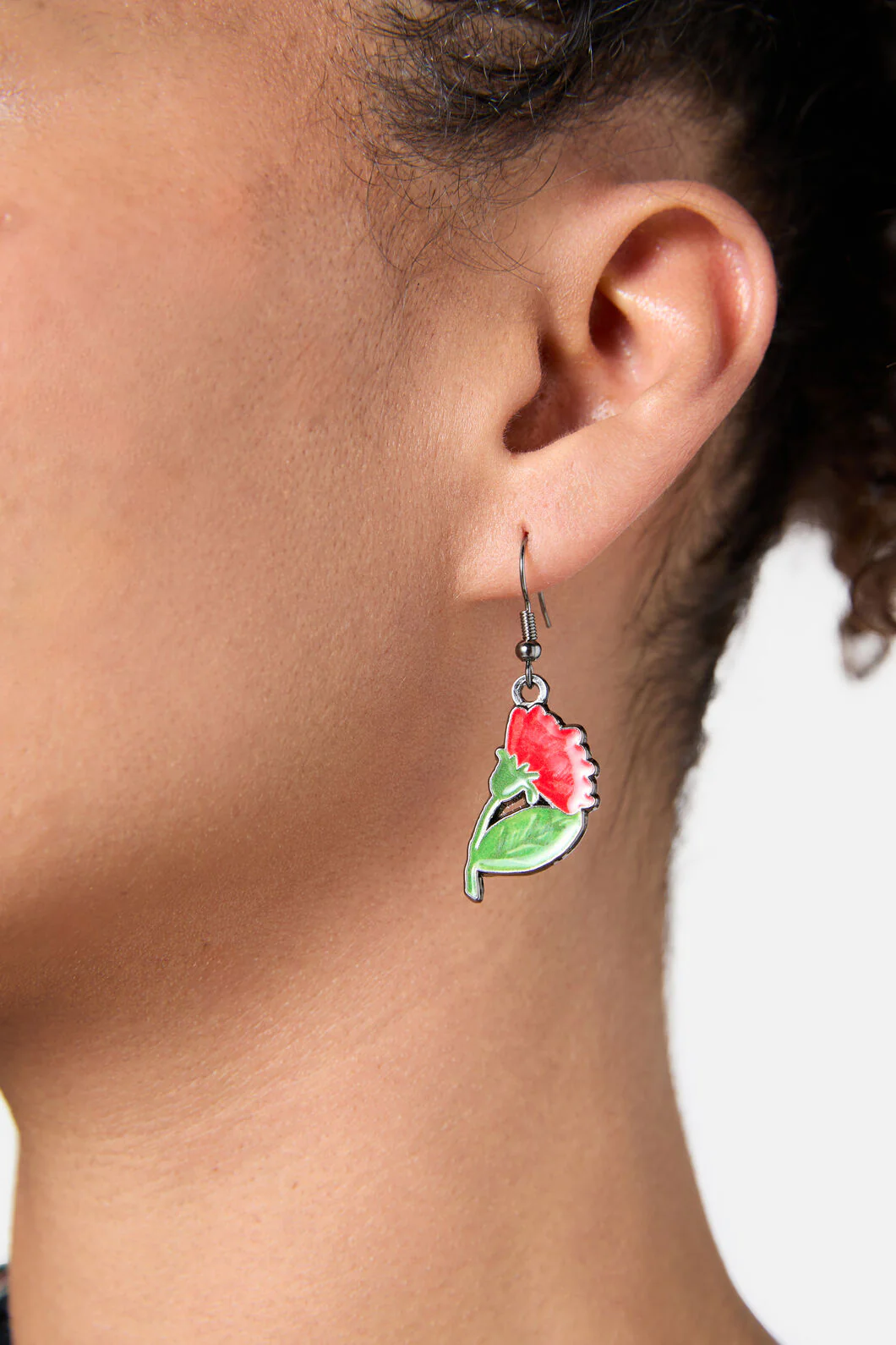 Bow Floral Earrings