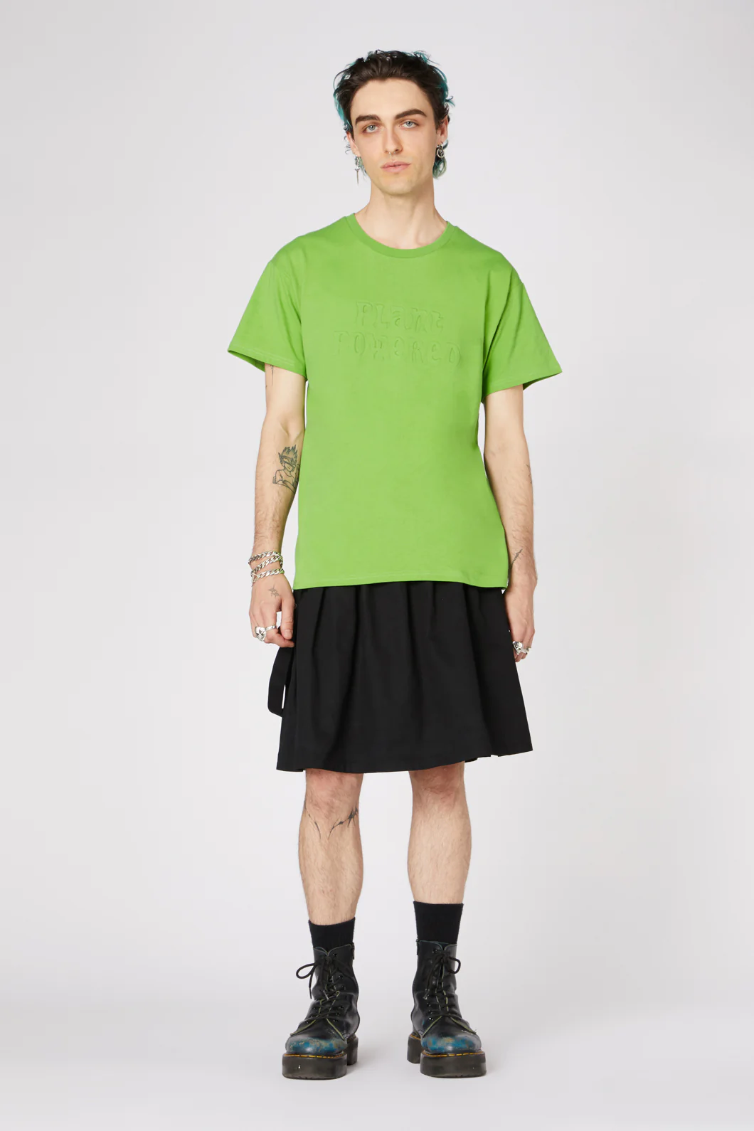 Plant Embossed Cotton Tee