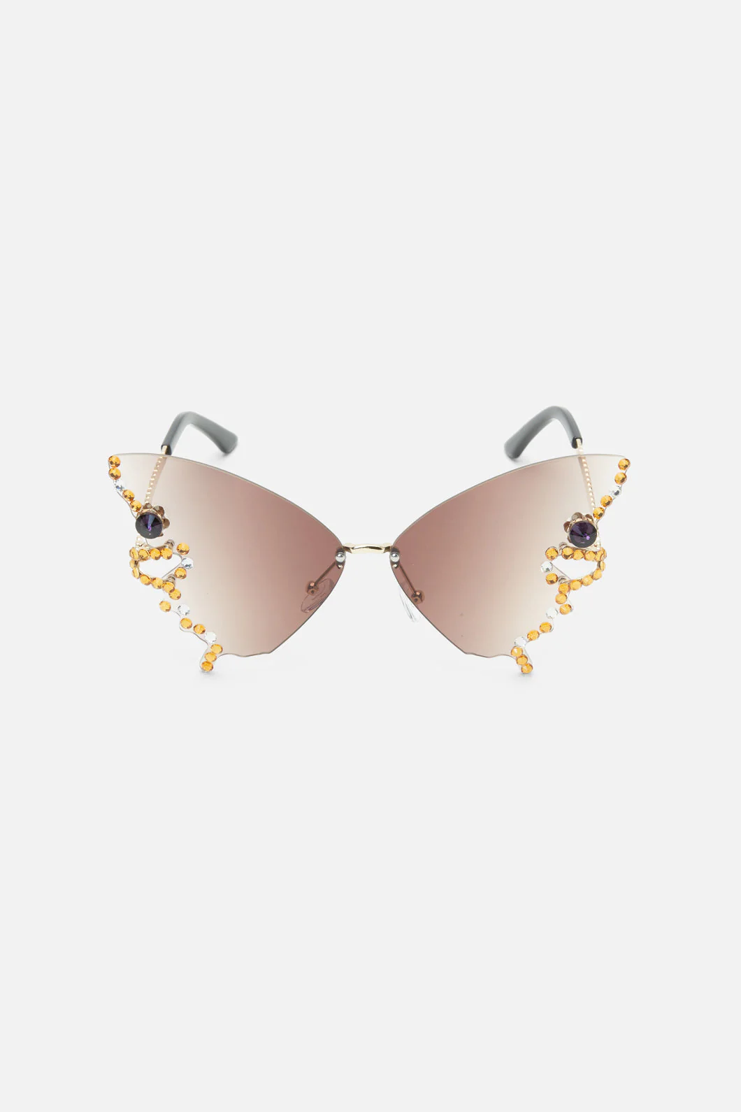 Choc Butterfly Sparkle Sunglasses