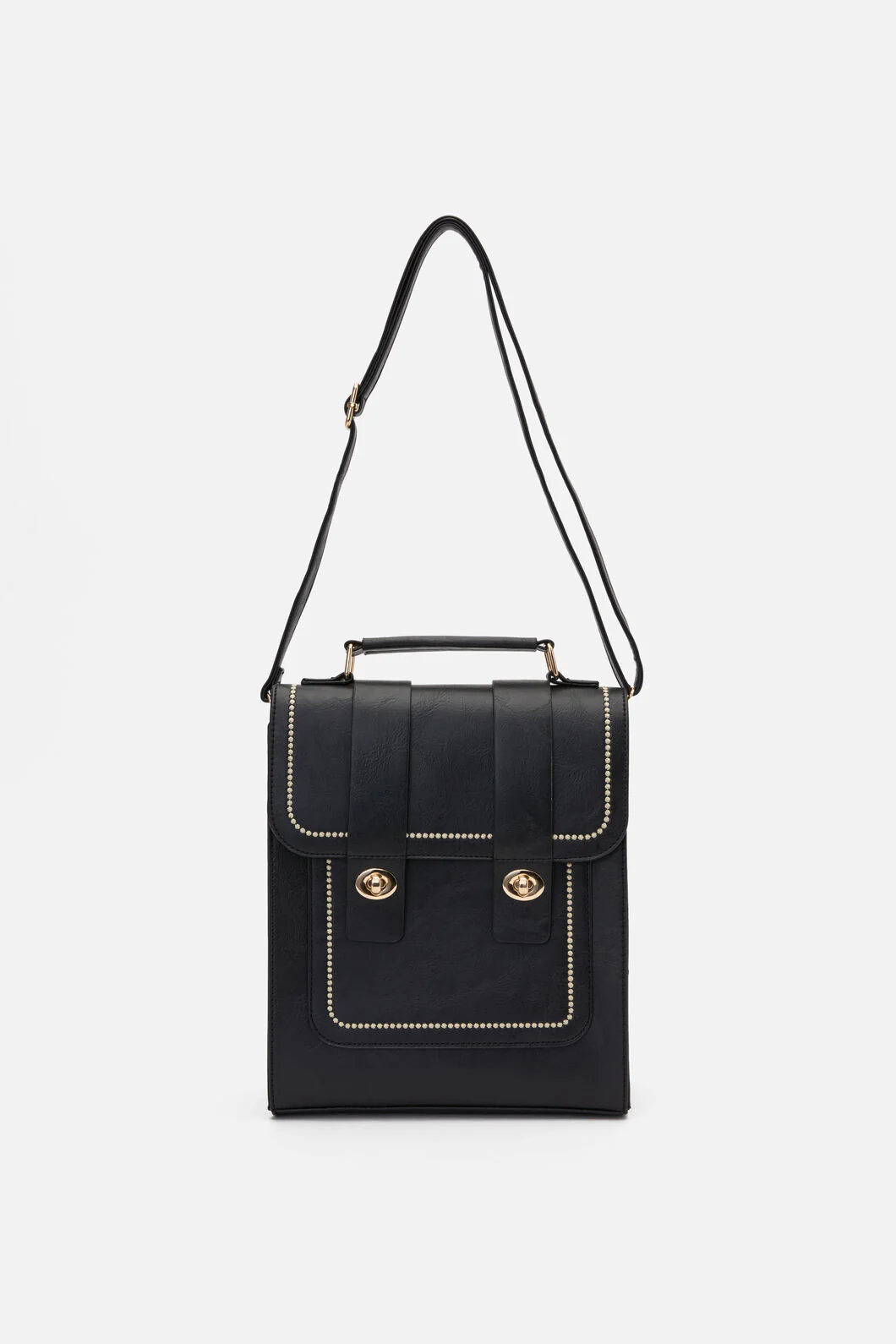Black 2 Way Satchel