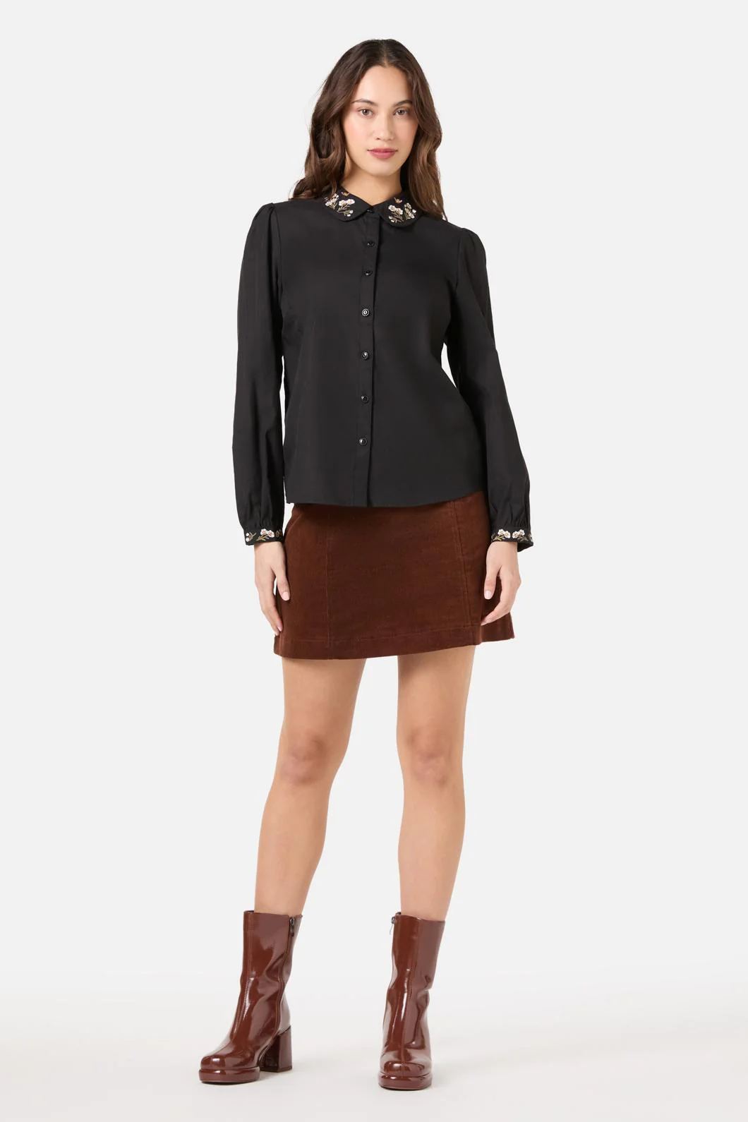 Flora Bee Embroidered Blouse