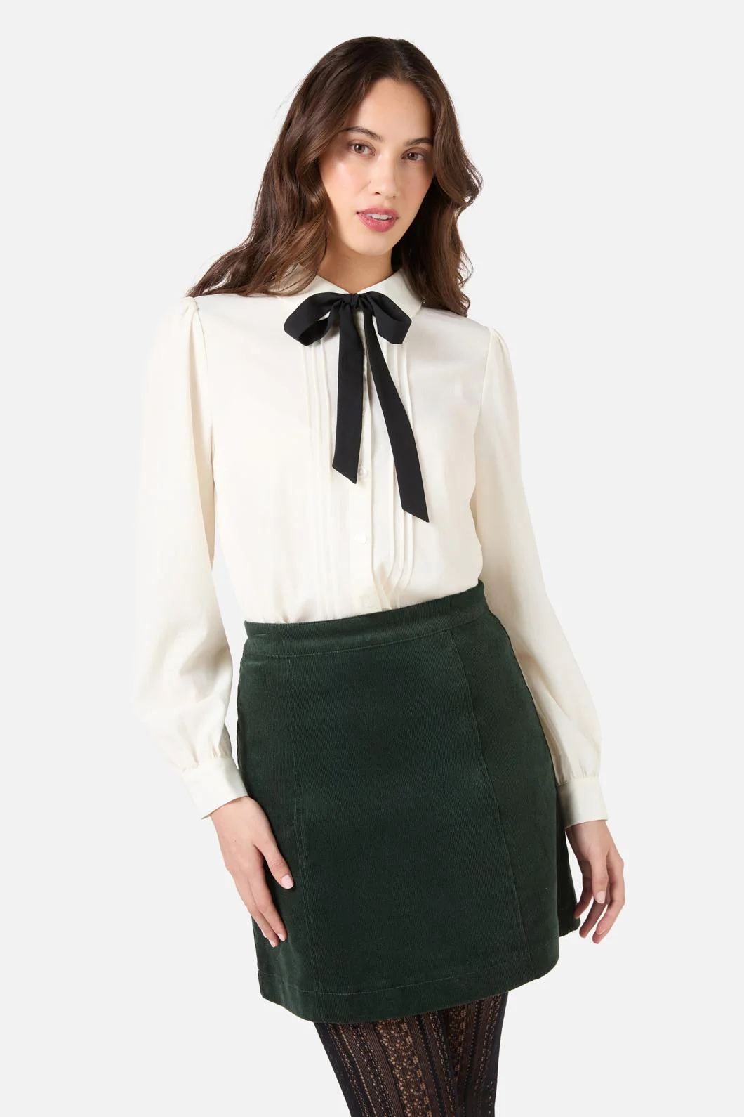 Annie Long Sleeve Bow Blouse