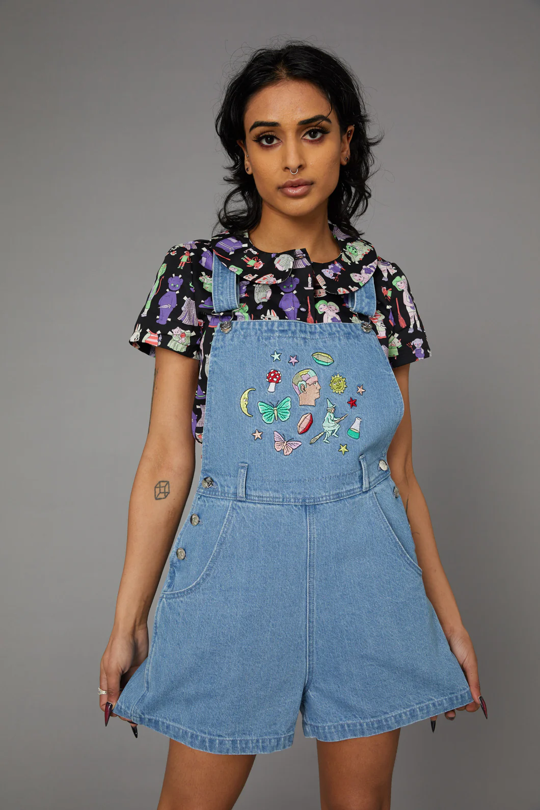 Scrapbook Denim Overall