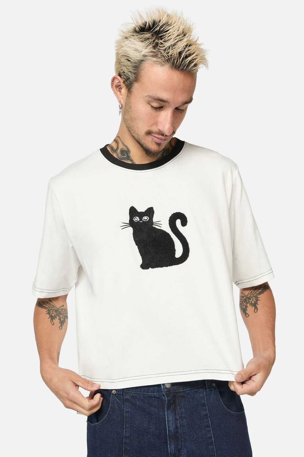 Catkins Cropped Unisex Tee