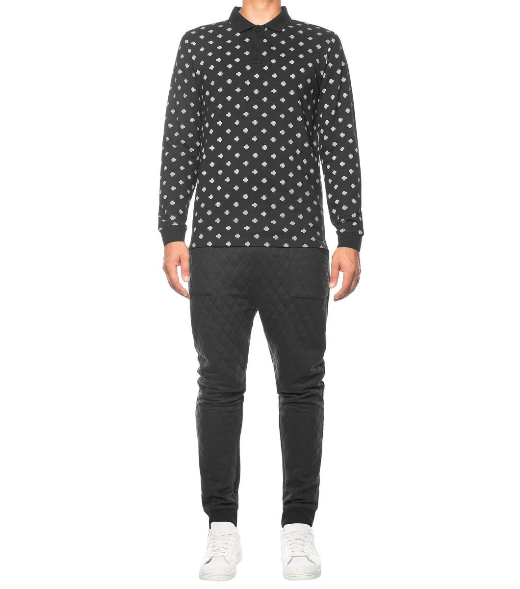 Cross Long Sleeve Polo