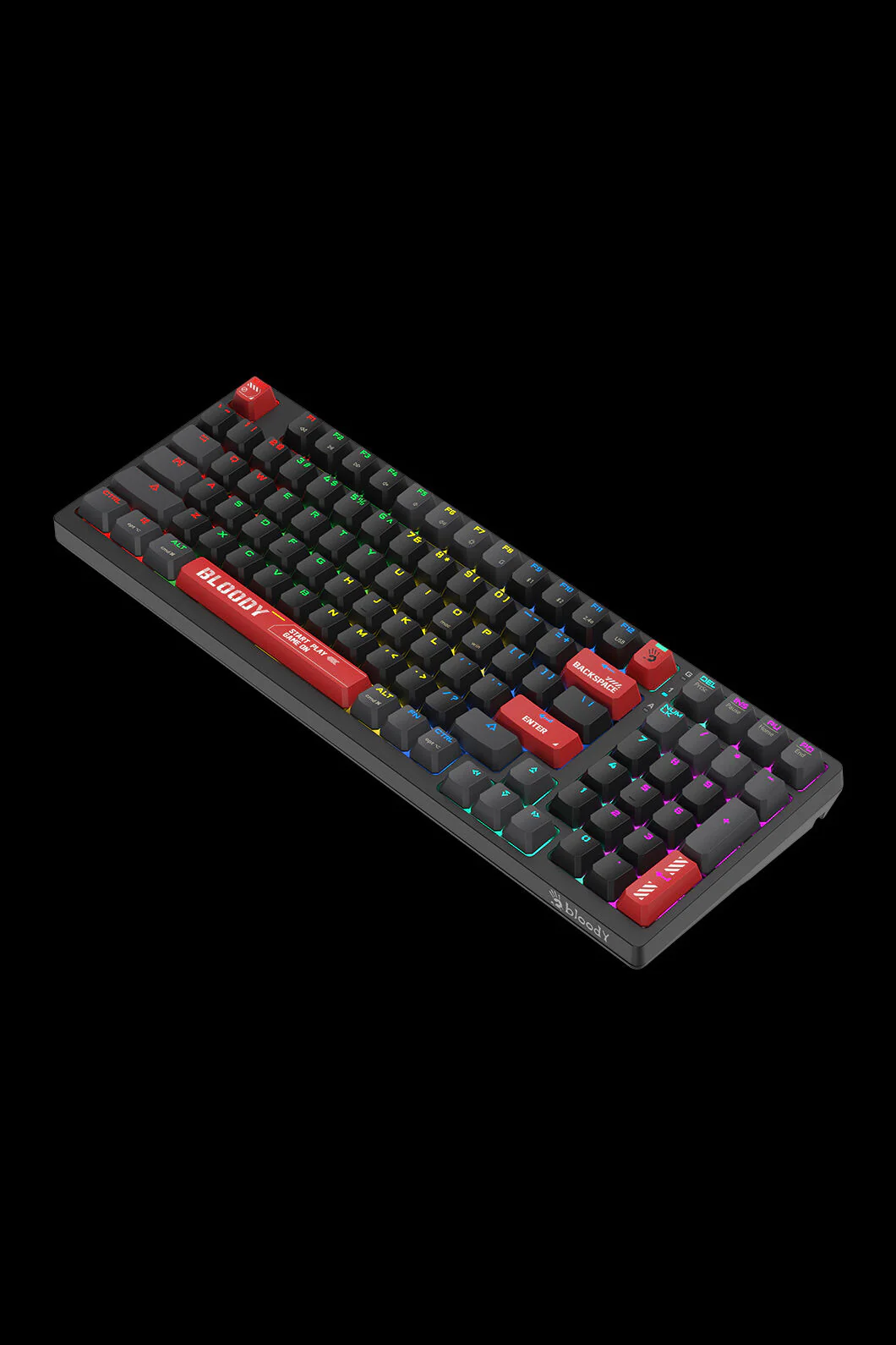WS98 Dual Core Mechanical Keyboard (Bloody red)